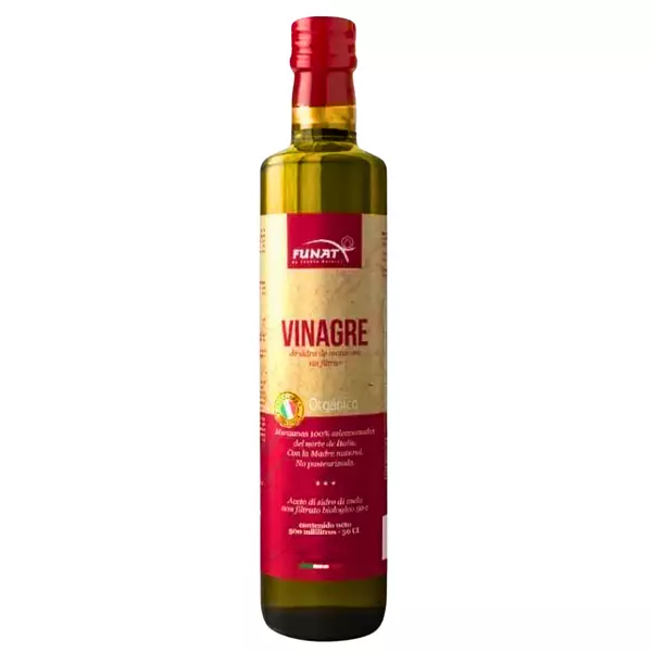 Vinagre De Manzana Orgánico 500 Ml Funat