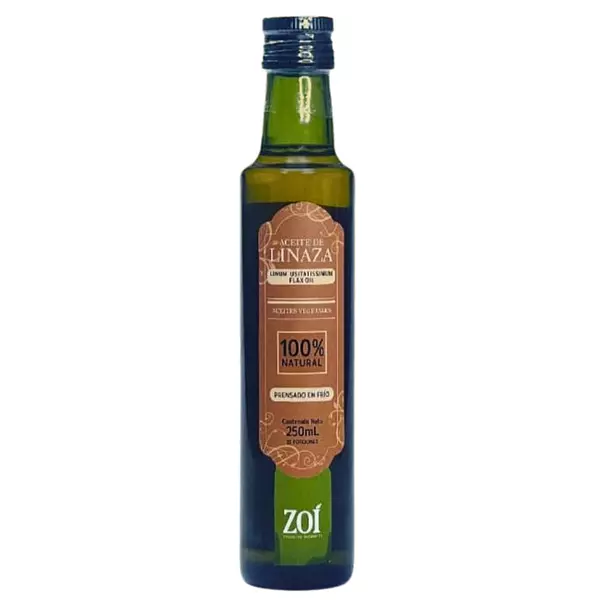 Aceite De Linaza Prensado En Frio 250 Ml Zoí