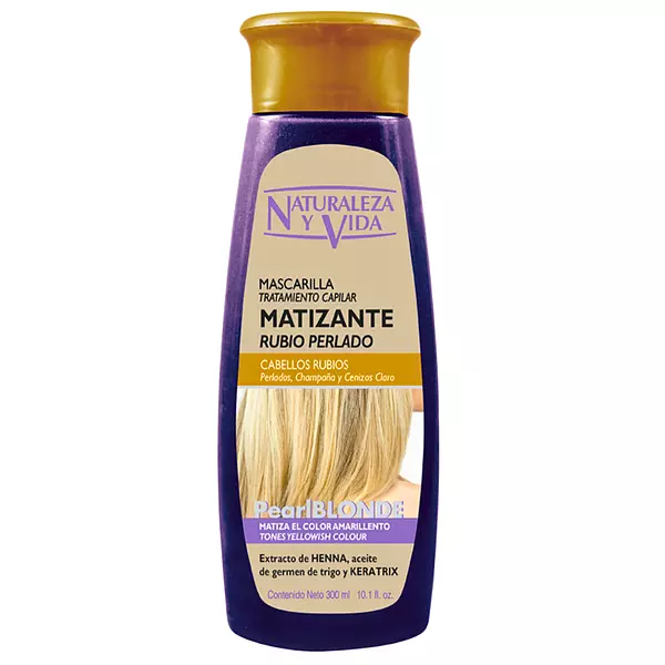 Mascarilla Matizante 300 Ml Rubio Perlado Naturaleza Y Vida