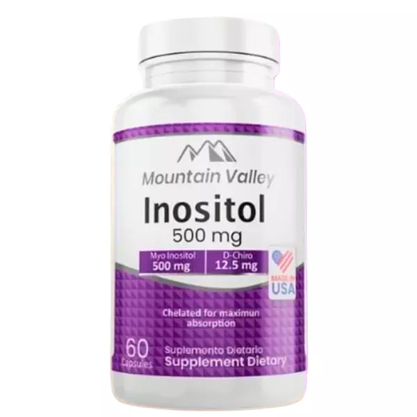 Inositol 500 Mg 60 Cápsulas Mountain Valley