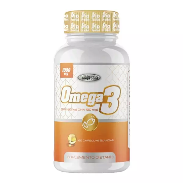 Omega 3 1000 Mg 60 Cápsulas Blandas Biopronat