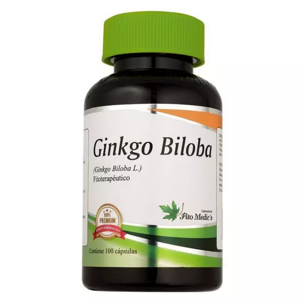 Ginkgo Biloba 60 Mg 100 Cápsulas Fito Medics