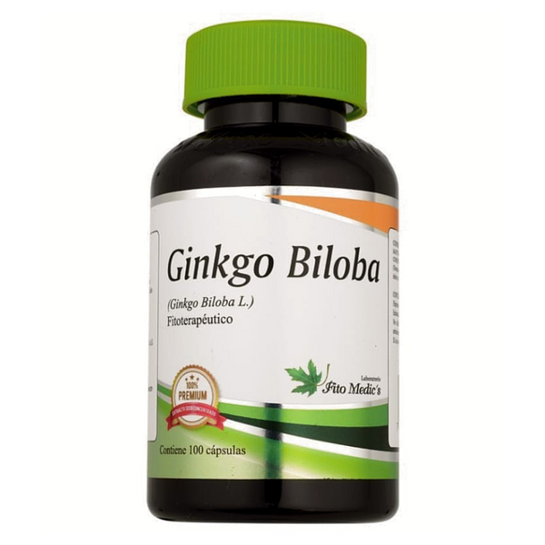 Ginkgo Biloba 60 Mg 100 Cápsulas Fito Medics