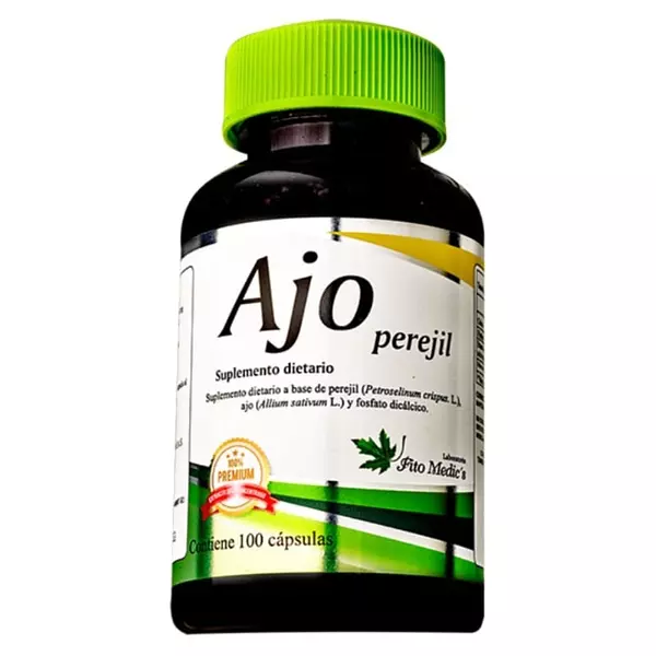 Ajo + Perejil X 100 Cap