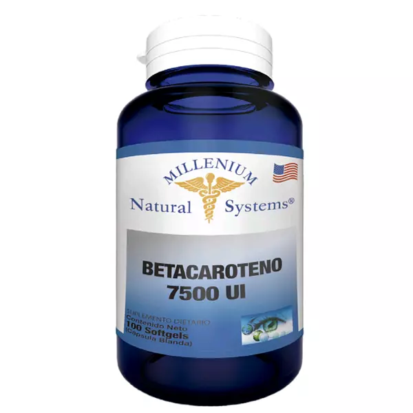 Betacaroteno 7.500 U.I X 90 Softgels System