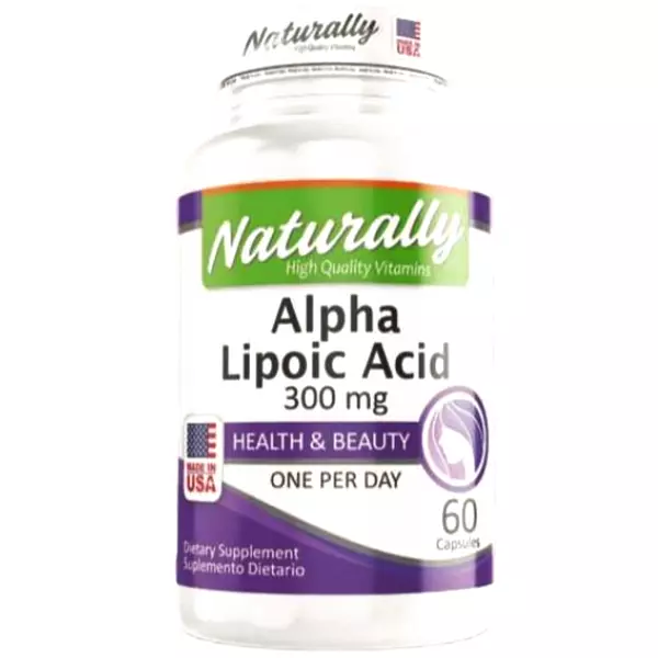 Alpha Lipoic Acid 300 Mg 60 Capsulas Naturally