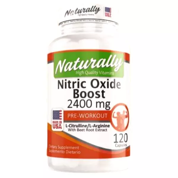 Nitric Oxid Boost 120 Cápsulas Naturally ( L-Argenina)