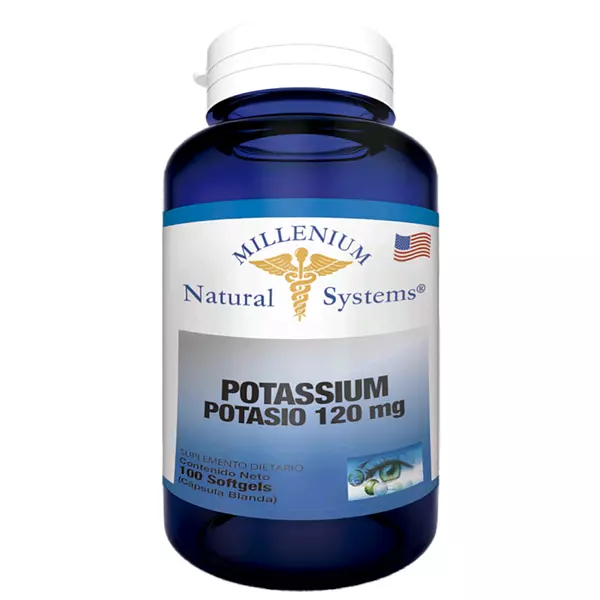 Potassium 120mg 100 Sofgels Systems