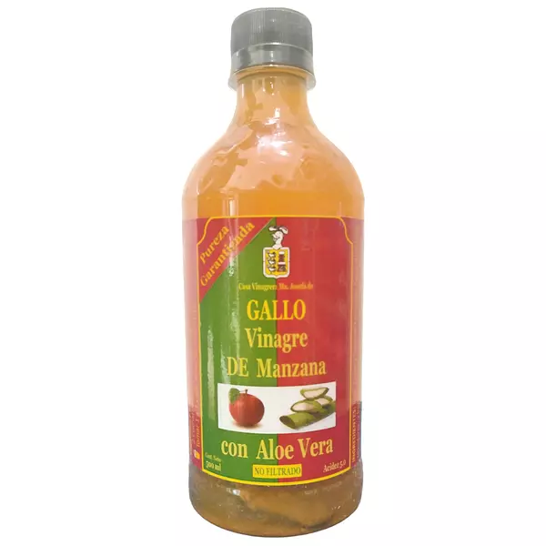 Vinagre De Manzana Con Aloe Vera 500 Ml Gallo