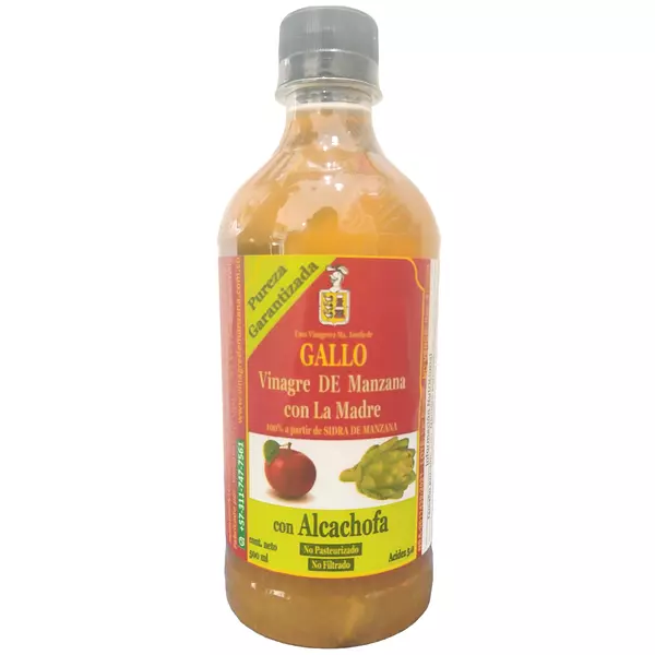 Vinagre De Manzana Con Alcachofa 500 Ml Gallo