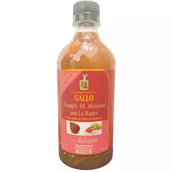 Vinagre De Manzana Con Rábano 500 Ml Gallo