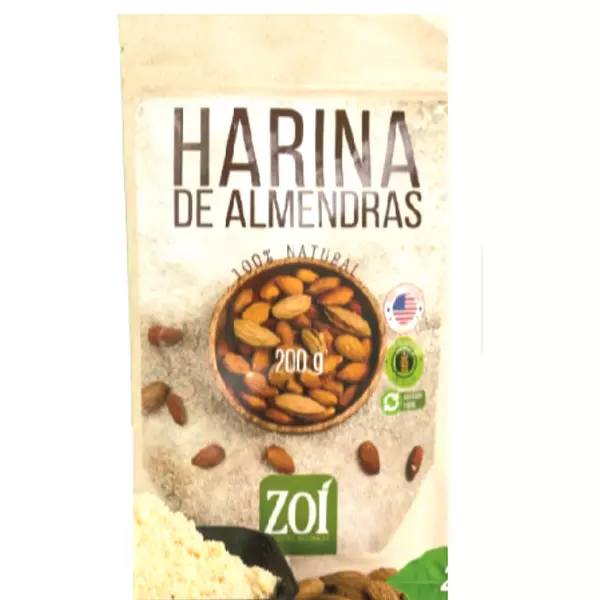 Harina De Almendras 200 Gr Zoi