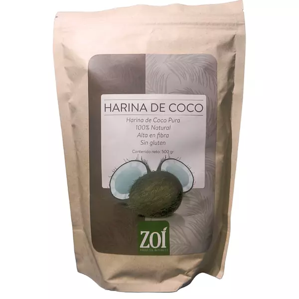 Harina De Coco 500 Gr Zoi