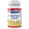 Triple Omega 3-6-9 1200mg 60 Softgels Healthy America