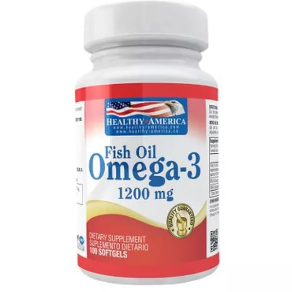 Omega-3 1200mg Healthy América