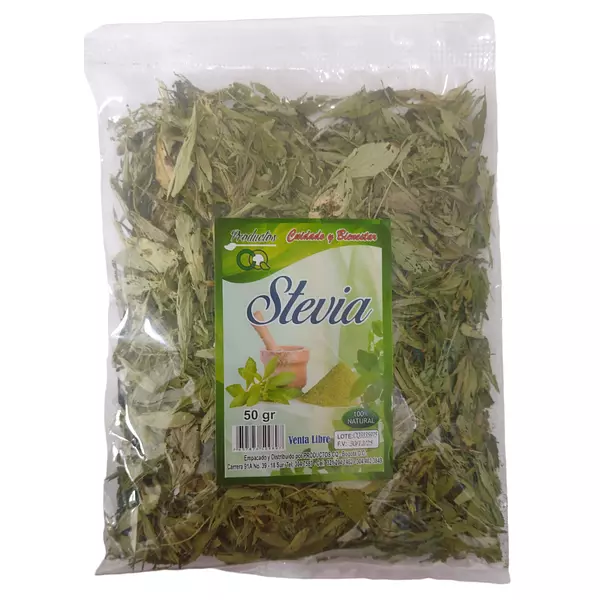 Stevia Orgánica En Hojas 50 Gr Cq