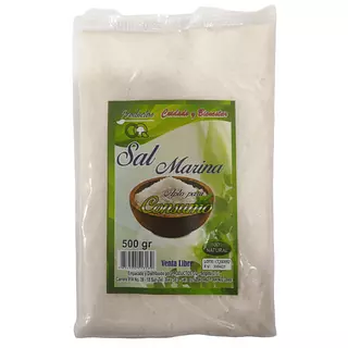 Sal Marina Para Consumo 500 Gr Cq