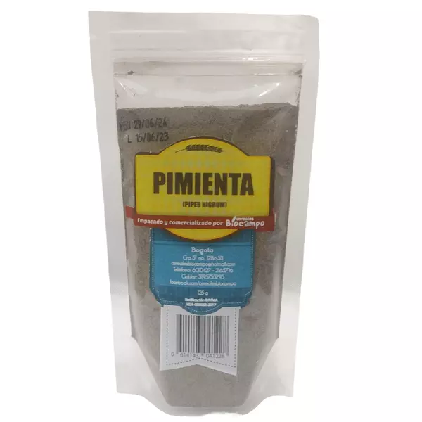 Pimienta Negra Molida 125 Gr Biocampo