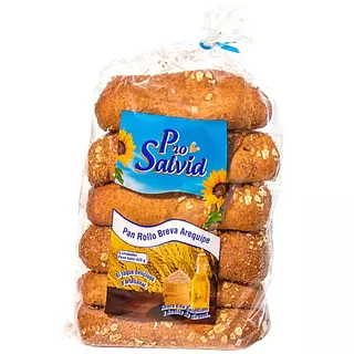 Pan Rollo 6 Unidades Pro Salvid