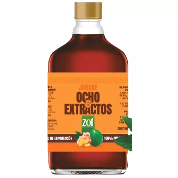 Jarabe Ocho Extractos 400 Ml Zoí