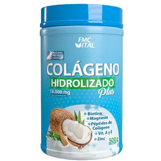 Colágeno Hidrolizado Plus 10.000 Mg Fmc Vital 500gr