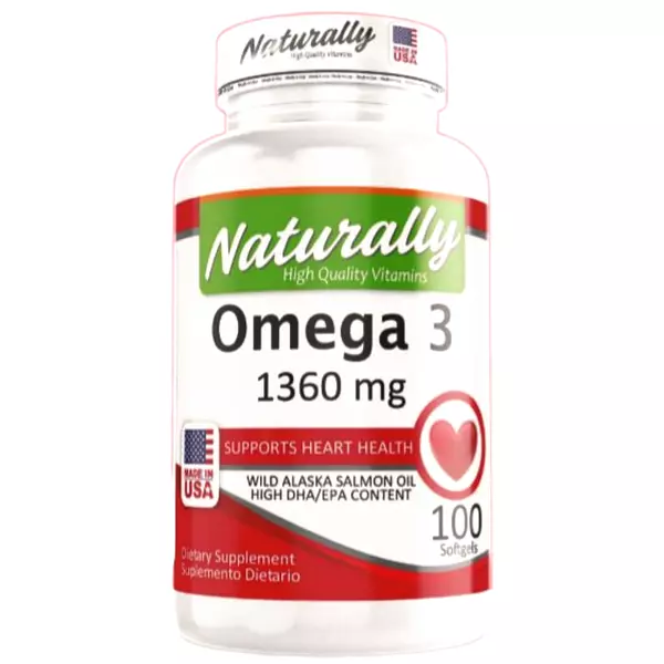 Omega 3 1.360 Mg Cápsulas Blandas Naturally