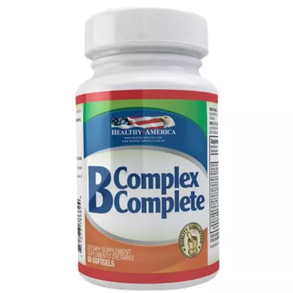 B Complex Complete 60 Softgels Healthy América