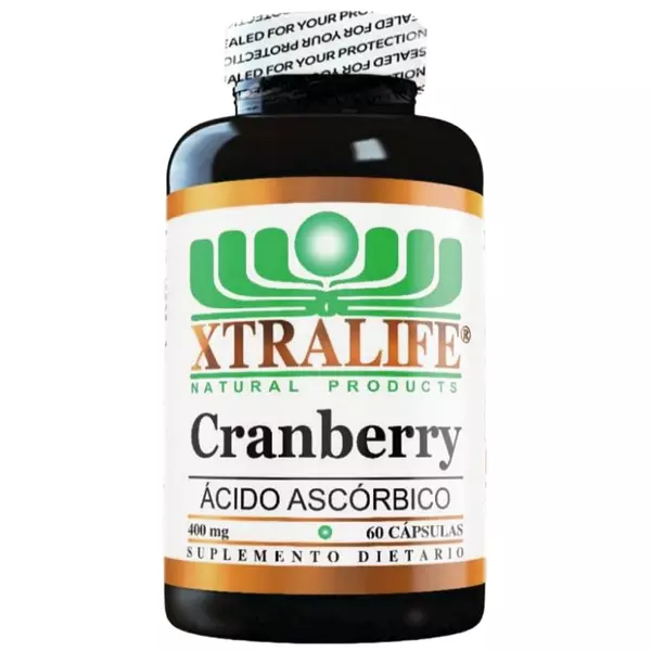 Cranberry 400 Mg 60 Cápsulas Xtralife