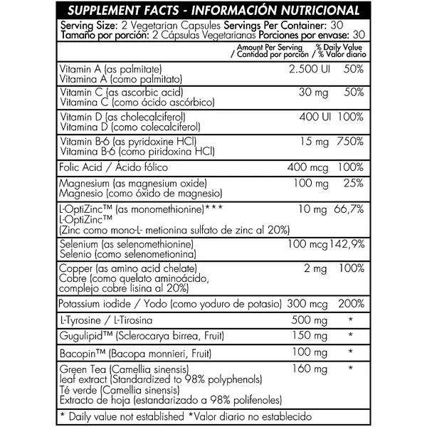 Dyroid 60 Cápsulas Healthy América