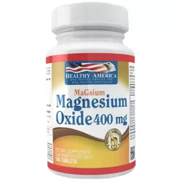 Magnesium Oxide 400 Mg 100 Tabletas Healthy América