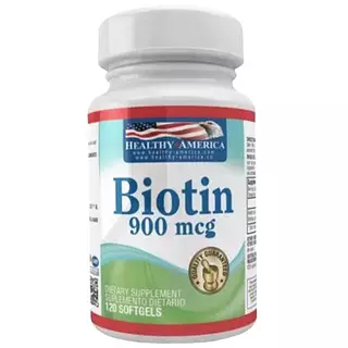 Biotin 900 Mcg 120 Sofgels Healthy América