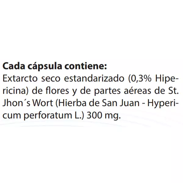 St.Jhons Wort 300 Mg 60 Cápsulas Systems