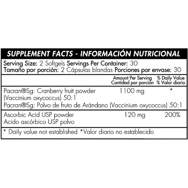 Utis Cranberry 1.100 Mg Healthy América