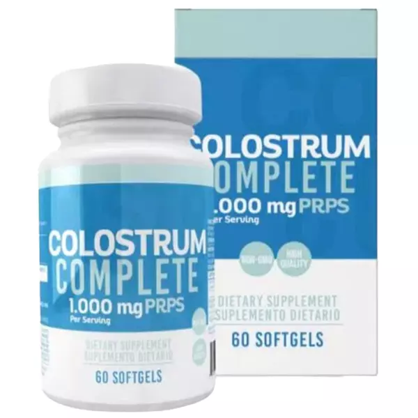 Colostrum Complete 1.000 Mg 60 Sofgels Healthy América