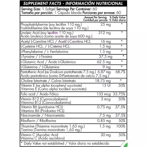 Brainy 60 Sofgels Healthy América