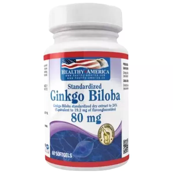 Ginkgo Biloba 80 Mg Softgels Healthy América