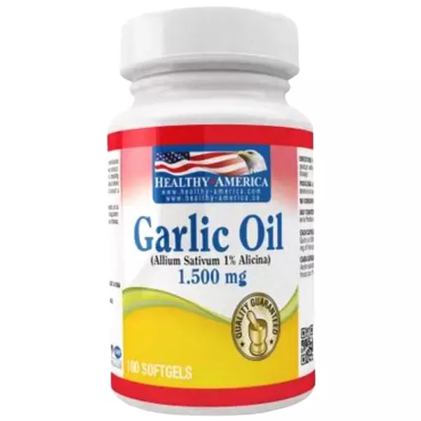 Garlic 1500 Mg 100 Sofgels Healthy América